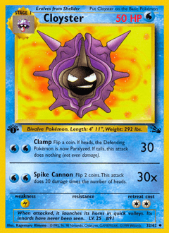 Cloyster 32 — Fossil