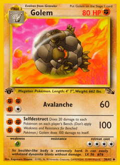 Golem 36 — Fossil