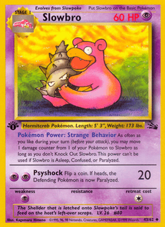 Slowbro 43 — Fossil
