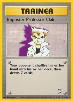 Imposter Professor Oak 102/130 — Base Set 2