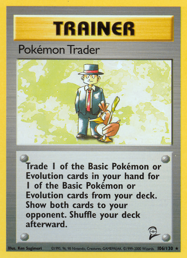Carta Pokémon Trader 106/130 do set Base Set 2 — Pokémon TCG | Bynx