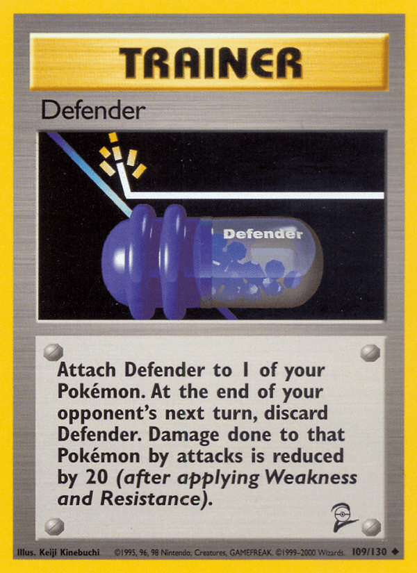 Carta Defender 109/130 do set Base Set 2 — Pokémon TCG | Bynx