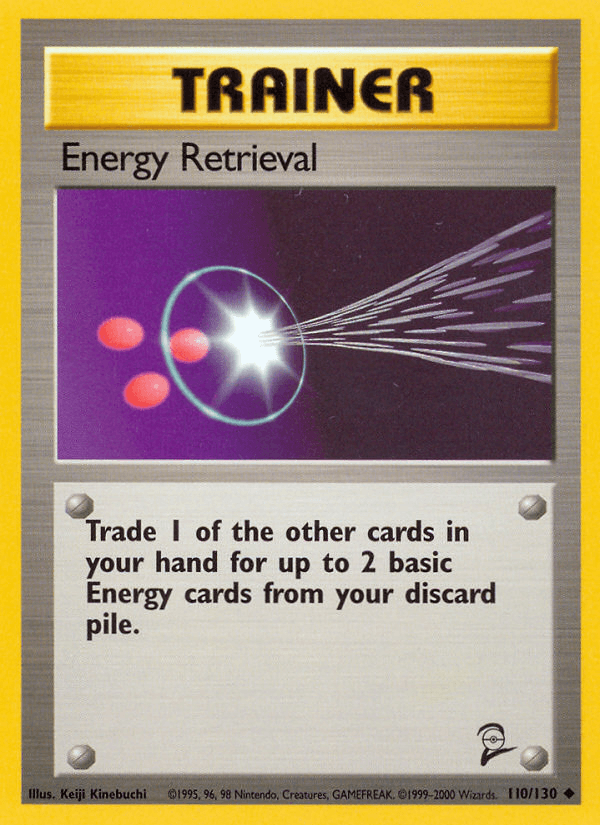 Carta Energy Retrieval 110/130 do set Base Set 2 — Pokémon TCG | Bynx