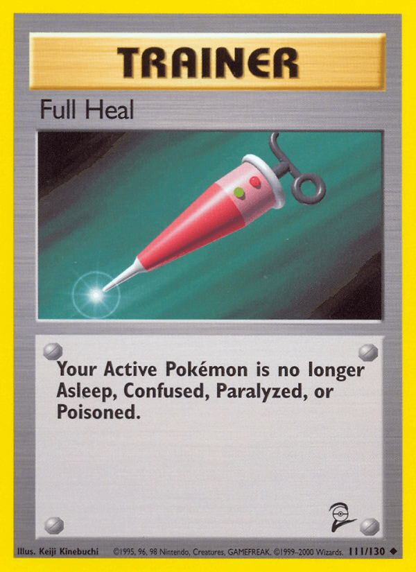 Carta Full Heal 111/130 do set Base Set 2 — Pokémon TCG | Bynx