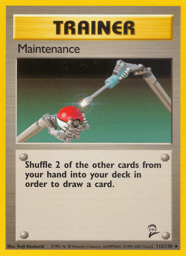 Carta Maintenance 112/130 do set Base Set 2 — Pokémon TCG | Bynx