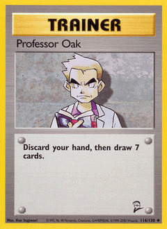 Professor Oak 116/130 — Base Set 2