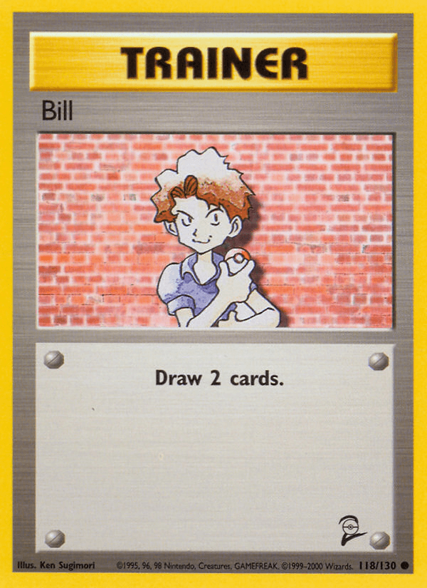 Carta Bill 118/130 do set Base Set 2 — Pokémon TCG | Bynx