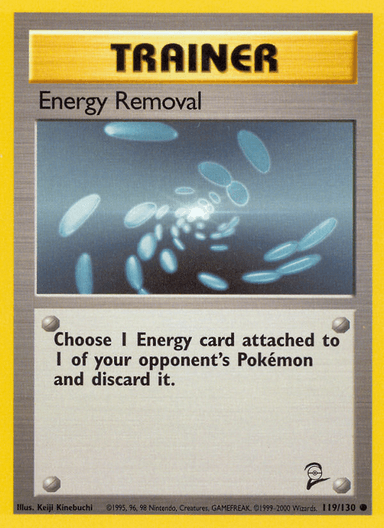 Carta Energy Removal 119/130 do set Base Set 2 — Pokémon TCG | Bynx