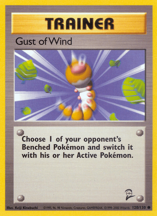 Carta Gust of Wind 120/130 do set Base Set 2 — Pokémon TCG | Bynx