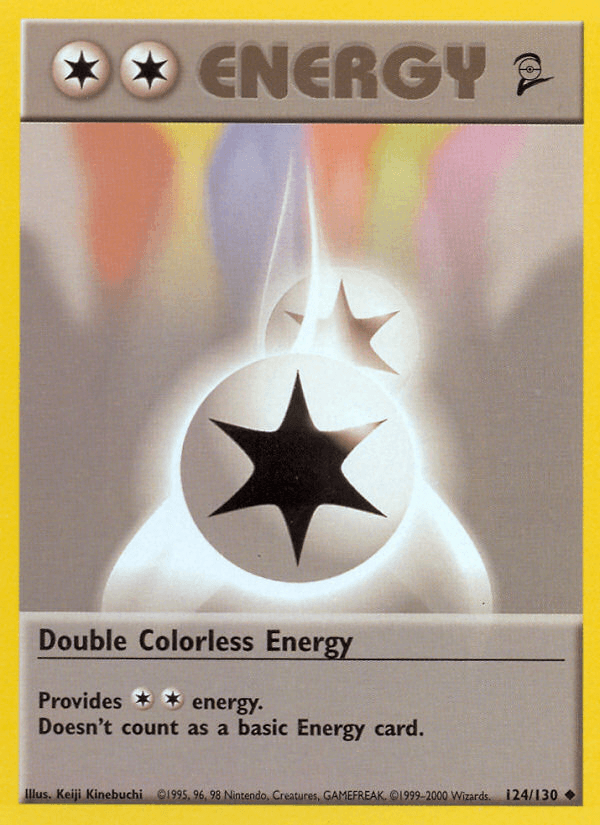 Carta Double Colorless Energy 124/130 do set Base Set 2 — Pokémon TCG | Bynx
