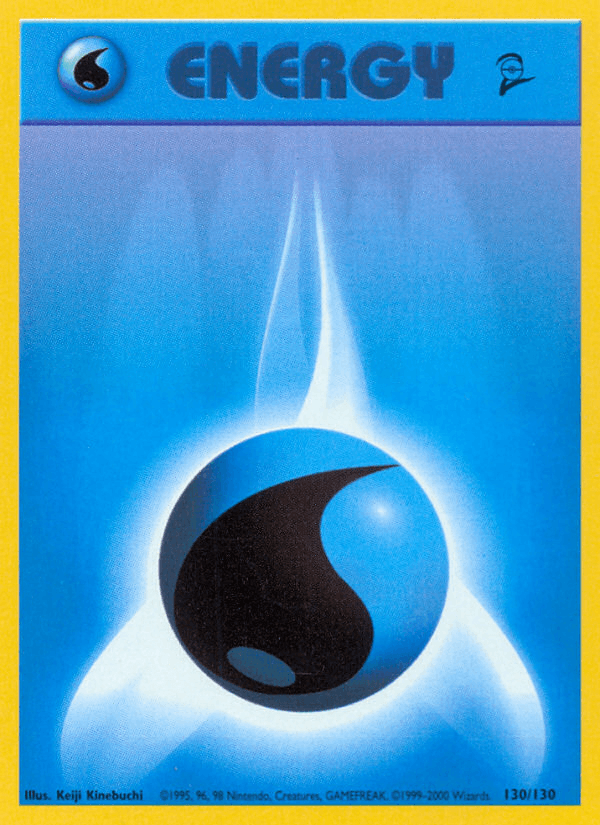 Carta Water Energy 130/130 do set Base Set 2 — Pokémon TCG | Bynx