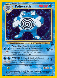 Poliwrath 15 — Base Set 2