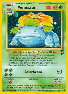 Venusaur 18/130 — Base Set 2