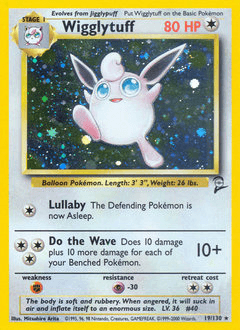 Wigglytuff 19 — Base Set 2