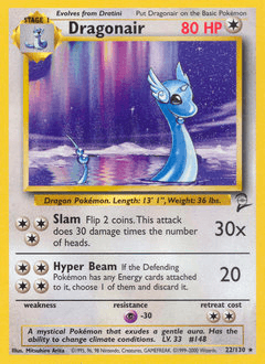 Dragonair 22 — Base Set 2