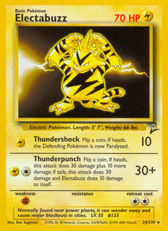 Electabuzz 24 — Base Set 2