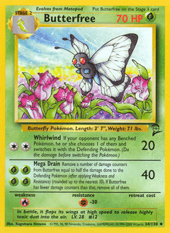 Butterfree 34 — Base Set 2