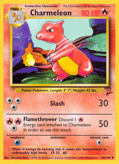 Charmeleon 35/130 — Base Set 2