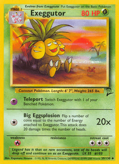 Exeggutor 39 — Base Set 2