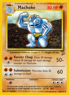 Machoke 49/130 — Base Set 2