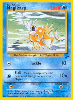Magikarp 50 — Base Set 2