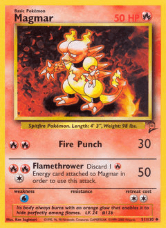 Magmar 51/130 — Base Set 2