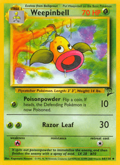 Weepinbell 64 — Base Set 2