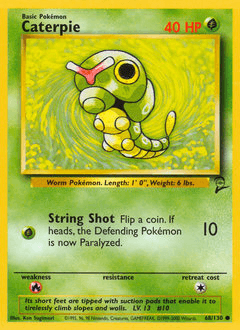 Caterpie 68/130 — Base Set 2