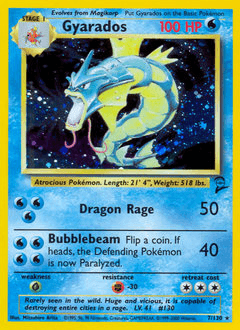 Gyarados 7 — Base Set 2