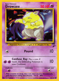 Drowzee 73 — Base Set 2