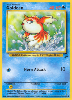 Goldeen 76 — Base Set 2