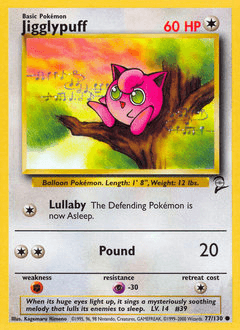 Jigglypuff 77 — Base Set 2
