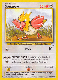 Spearow 92/130 — Base Set 2