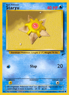 Staryu 95 — Base Set 2