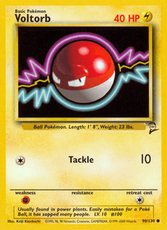 Voltorb 98 — Base Set 2