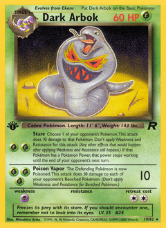 Dark Arbok 19/82 — Team Rocket