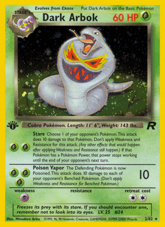 Dark Arbok 2/82 — Team Rocket