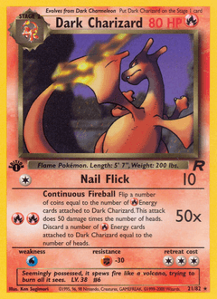 Dark Charizard 21 — Team Rocket