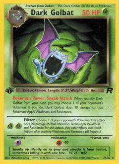 Dark Golbat 24/82 — Team Rocket