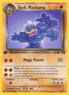 Dark Machamp 27 — Team Rocket