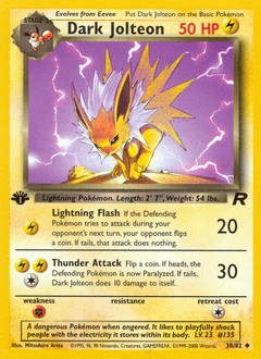 Dark Jolteon 38 — Team Rocket
