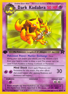 Dark Kadabra 39 — Team Rocket