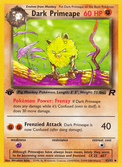 Dark Primeape 43/82 — Team Rocket