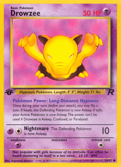 Drowzee 54 — Team Rocket