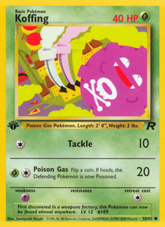 Koffing 58 — Team Rocket