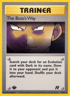 The Boss's Way 73/82 — Team Rocket
