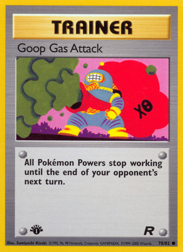 Carta Goop Gas Attack 78/82 do set Team Rocket — Pokémon TCG | Bynx