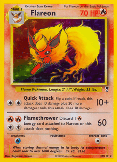 Flareon 10/110 — Legendary Collection