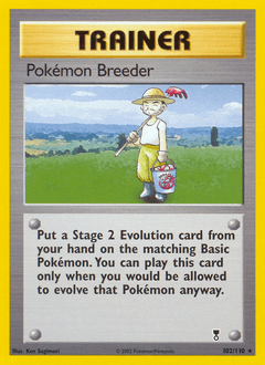Pokémon Breeder 102/110 — Legendary Collection