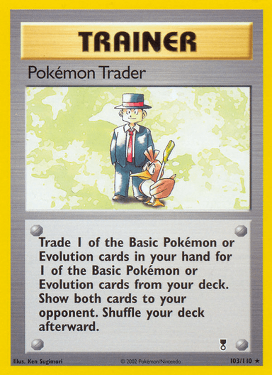 Carta Pokémon Trader 103/110 do set Legendary Collection — Pokémon TCG | Bynx